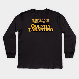 quentin tarantino Kids Long Sleeve T-Shirt